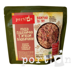 Каша пшенична з м'ясом яловичини